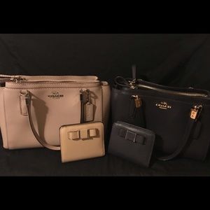 (2) COACH BAGsS & WALLETS